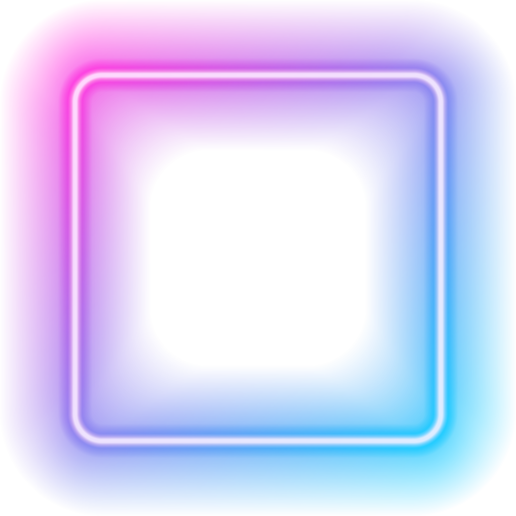 Square Neon Frame